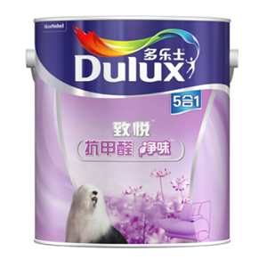 多樂士（Dulux）致悅抗甲醛凈味5合1內墻乳膠漆 墻面漆 油漆涂料A744