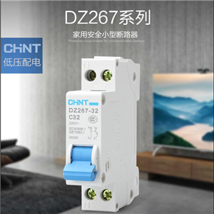 正泰(CHNT) 斷路器 空氣開關 家用空開 1P+N 雙進雙出 32A C型 DZ267